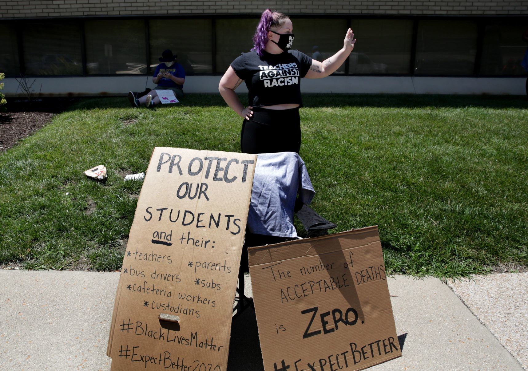 St. Louis Public School teachers hold sit-in